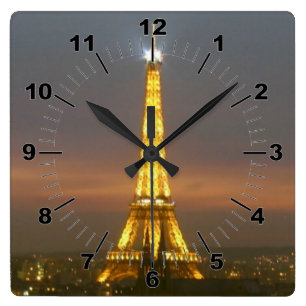 Horloge Carrée Eiffel Tower
