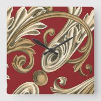 Elégant Motif Botanique avec Foliage Tan