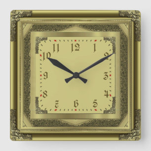 Horloge Carrée Elegant vintage