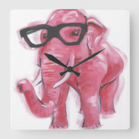 Éléphant rose pimpant de l'animal | dans des