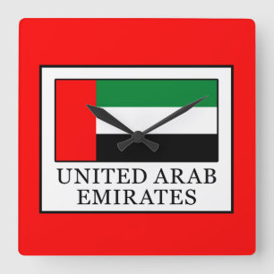 Horloge Carrée Émirats arabes unis