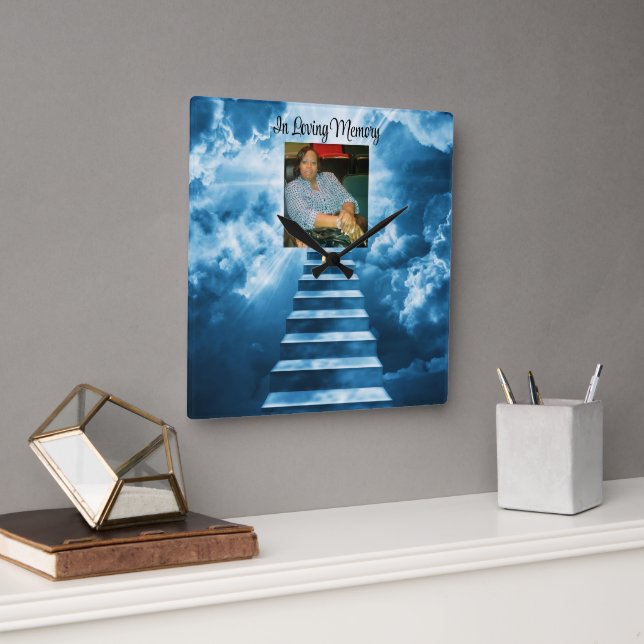 Horloge Carrée En mémoire d'amour (Bureau)