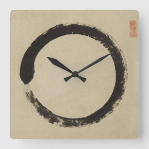 Horloge Carrée Enso par Taido Shufu