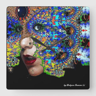 HORLOGE CARRÉE ÉPHÉMÉRIQUE