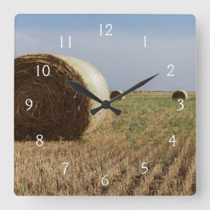 Horloge Carrée Erick, l'Oklahoma, Etats-Unis - itinéraire 66