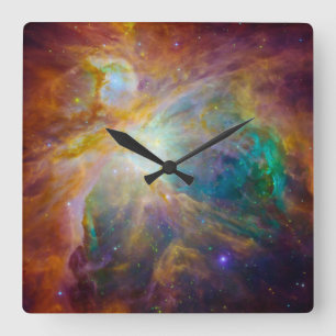 Horloge Carrée Espace - Chaos dans Orion