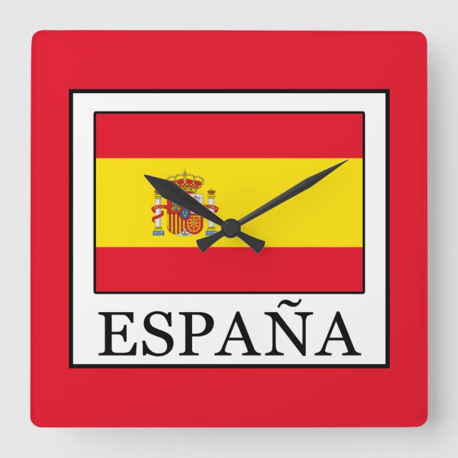 Horloge Carrée España (Recto)