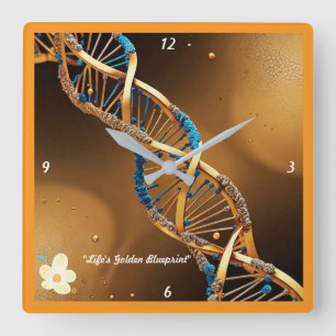 Horloge Carrée "Essence de l'être"