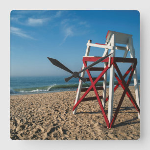 Horloge Carrée États-Unis, Rhode Island, Charleston Beach, bord d