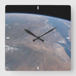 Horloge Carrée Éthiopie Et Partie De La Mer Rouge