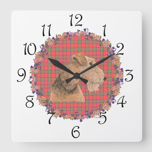 Horloge Carrée Étude de tête (Recto)