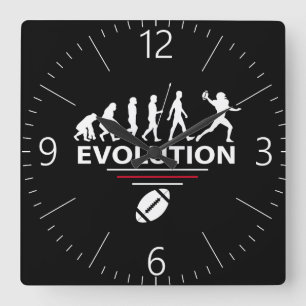 Horloge Carrée Évolution du football