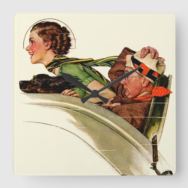 Horloge Carrée Exaltation (Recto)