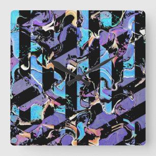 Horloge Carrée Eyesore large clock