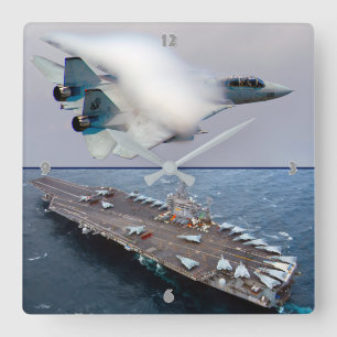 HORLOGE CARRÉE F-14 TOMCAT