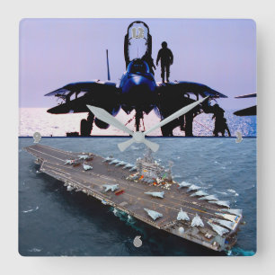 HORLOGE CARRÉE F-14 TOMCAT