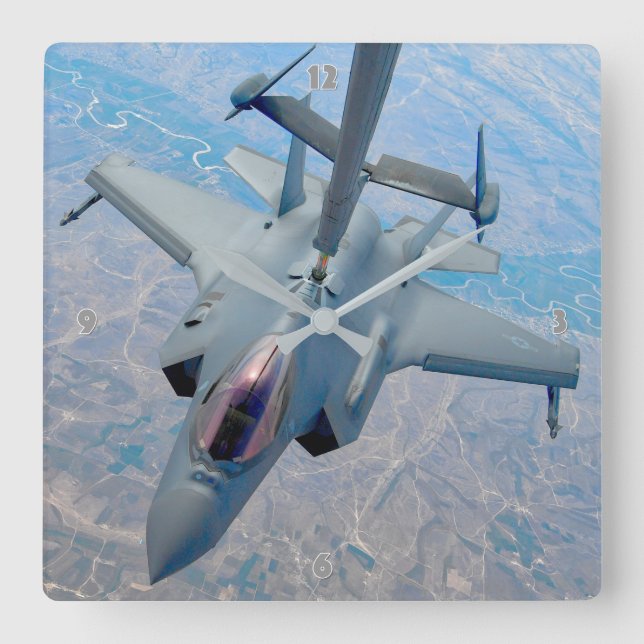 HORLOGE CARRÉE F-35A ÉCLAIRAGE II (Recto)