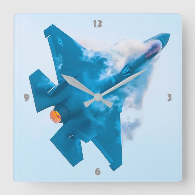 HORLOGE CARRÉE F-35A ÉCLAIRAGE II (Recto)