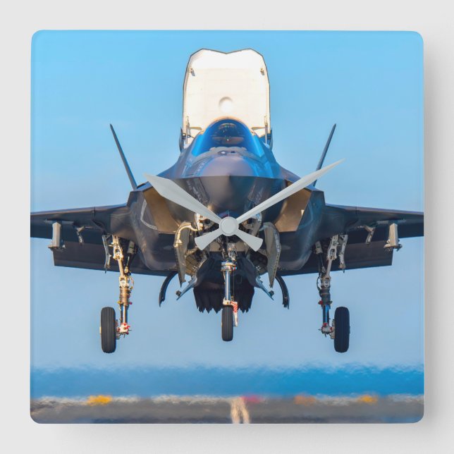 HORLOGE CARRÉE F-35B ÉCLAIRAGE II (Recto)