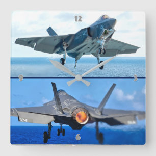 HORLOGE CARRÉE F-35C LIGHTNING II