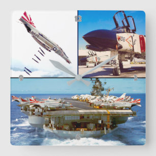 HORLOGE CARRÉE F-4 PHANTOM