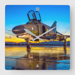 HORLOGE CARRÉE F-4 PHANTOM