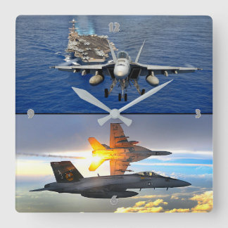 HORLOGE CARRÉE F/A-18 SUPER HORNET