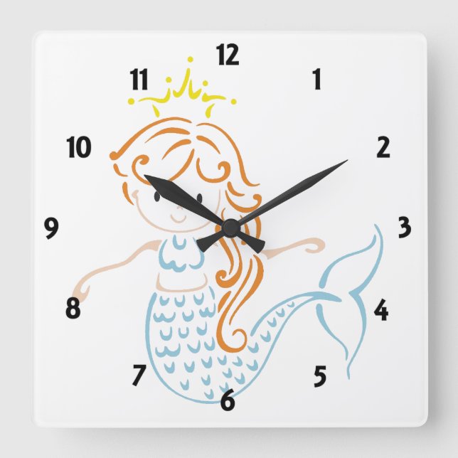 Horloge Carrée Fée de siraid (Recto)
