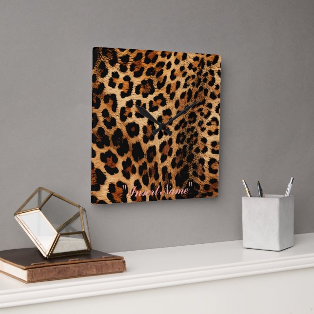 Horloge Carrée Feline Freckles (Bureau)