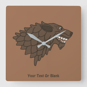 Horloge Carrée Fenrir/Fenriswolf