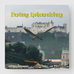 Horloge Carrée Festung Hohensalzburg, Salzbourg Autriche