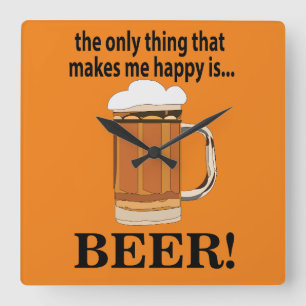 Horloge Carrée Fête de la Bière Boire de la Bière
