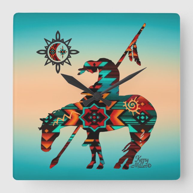 Horloge Carrée Fin De L'Horloge Du Parcours (Recto)