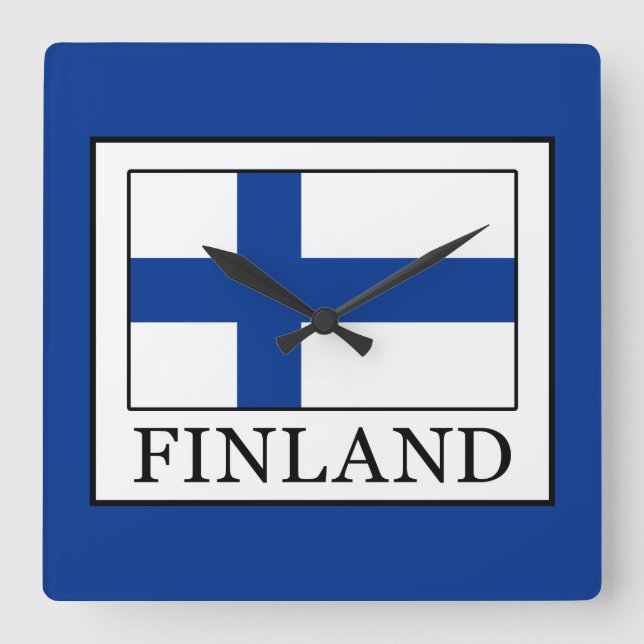 Horloge Carrée Finlande (Recto)