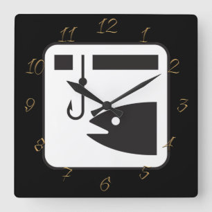 Horloge Carrée Fishing store