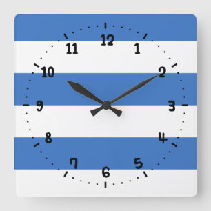 Horloge Carrée Flag of Tallinn Estonia Square Wall Clock