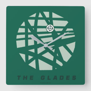 Horloge Carrée Flèche   la carte de ville de clairières