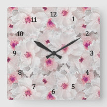 Fleur blanche et rose délicate