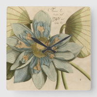 Fleur de Lotus bleu sur l'arrière - plan bronzage