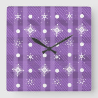 Flocons de neige simples carreaux violets 