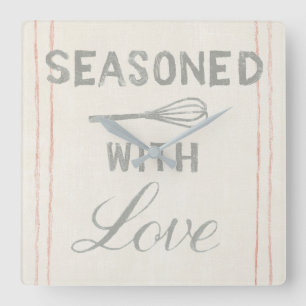 Horloge Carrée Floursack Kitchen VII