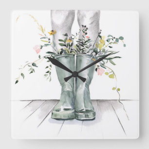 Horloge Carrée Flux et croissance II