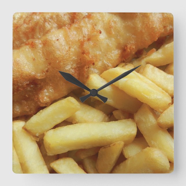 Horloge Carrée Food Kitchen Wall (Recto)
