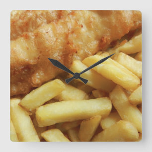 Horloge Carrée Food Kitchen Wall