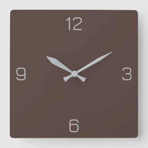 Horloge Carrée Français Cuir 503C35 Couleur - Ajouter une option