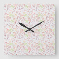 Fruit motif transparent | motif de surface de frui