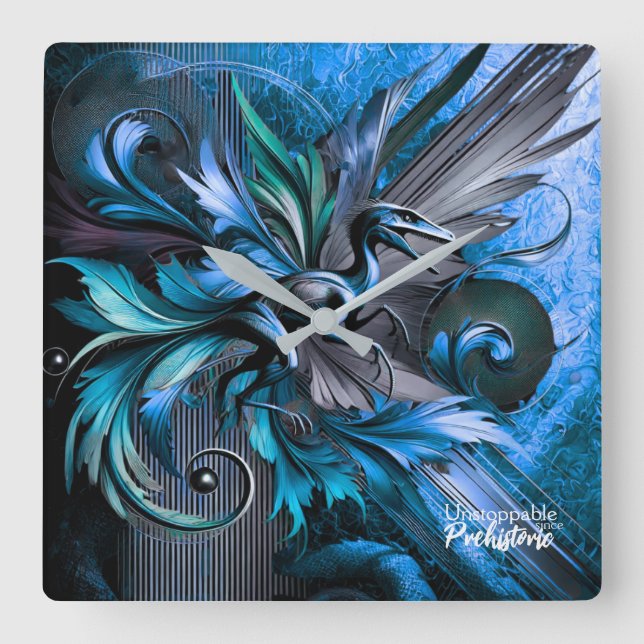 Horloge Carrée Fuel Strength (Recto)