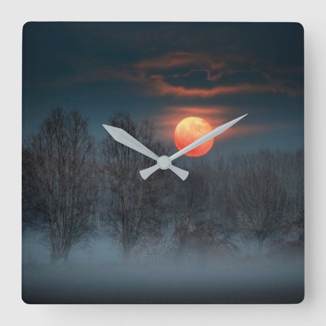 Horloge Carrée Full Moon | November in Scalenghe, Italy (Recto)