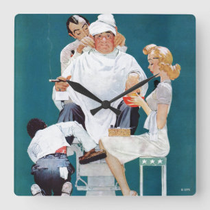 Horloge Carrée Full treatment