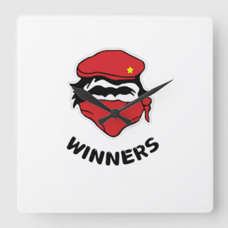 Horloge Carrée Gagnants